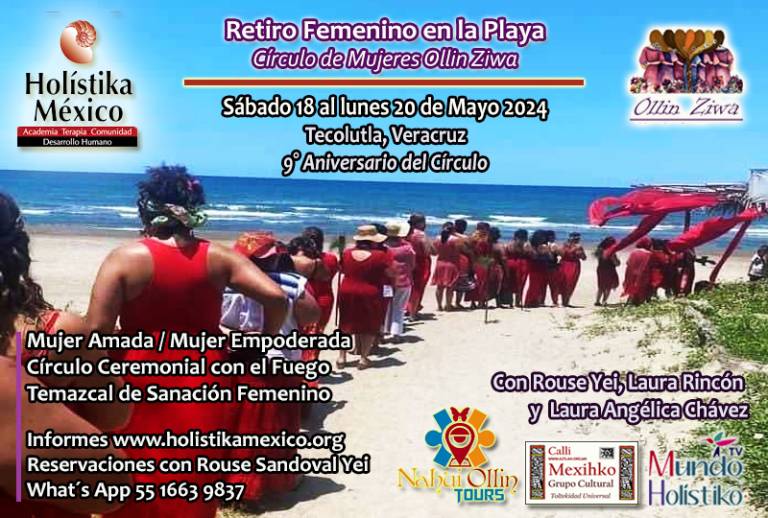 Retiro Ollin Zihua Playa Mayo 2024 TRES